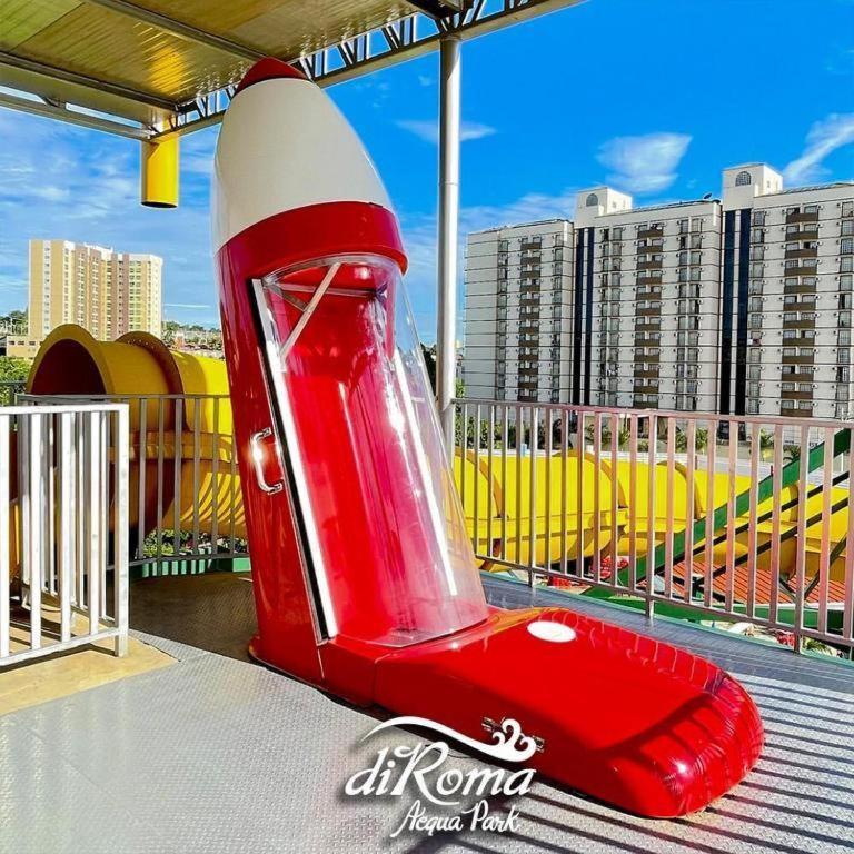 Lacqua Diroma Oficial - Diroma Acqua Park Incluido - Com Roupa De Cama E Banho Caldas Novas Exterior photo